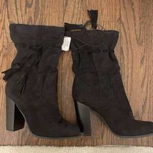 Black booties size 7 BRAND NEW